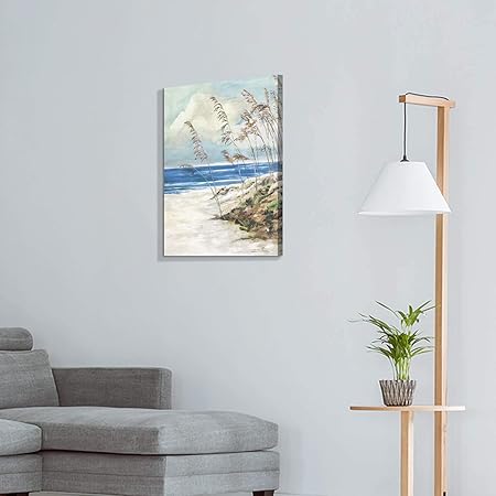 Amazon De Artistic Path Leinwandbild Abstraktes Strandbild