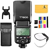 Godox TT600 2.4G Wireless Flash Speedlite Master/Slave Flash with Built-in Trigger System Compatible for Canon Nikon Pentax O