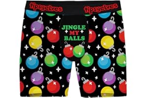 Tipsy Elves Christmas Underwear for Men - Comfy Cozy Holiday Boxer Briefs