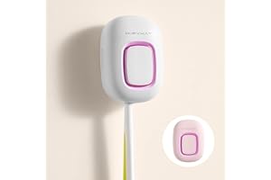 Hipykat Toothbrush Sanitizeri Case with U V-C Lights, Dryer Heating, Fan Drying - Rechargeable Portable Toothbrush Cover, Magnetic Wall Mount Sterilizeri Box for Home, Travel & Fits All Toothbrushes