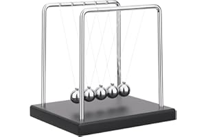 QLKUNLA Newtons Cradle Balance Balls Science Physics Gadget Desktop Decoration Kinetic Motion Toy for Home and Office