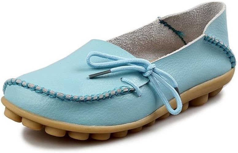 Amazon Aerickon ラウンドトゥ ペニーローファー ファッション レディース レースアップ パテントレザー プロムドレス ドライビングスタイル モカシン Us サイズ 3 ローファー スリッポン