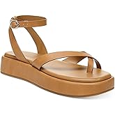 Alfani Womens ARAA Open Toe Casual Ankle Strap Tan 7 Medium (B,M)
