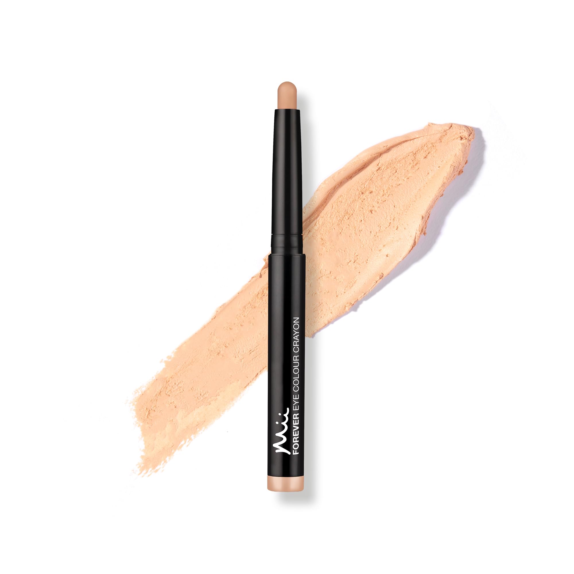 Mii Cosmetics Forever Eye Colour Crayon | Long-Lasting Cream Eyeshadow Stick | Highly Pigmented & Crease-Resistant | Multipurpose to Shape, Define, & Line Eyes | Matte Light Warm Sand | Sandstone