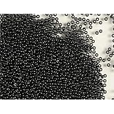 2600pcs (20g) Rocailles Preciosa Ornela 11/0, Glass Seed Beads, Czech Republic, 23980 Jet Black