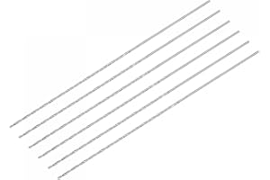 uxcell HSS(High Speed Steel) Extra Long Twist Drill Bits, 1.5mm Drill Diameter 160mm Length for Hardened Metal Woodwork Plast