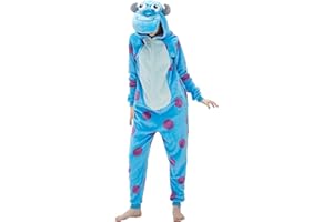 SWEETXIN Adult Unisex Onesie Pajamas Halloween Christmas Cosplay Costume Suit for Women and Men
