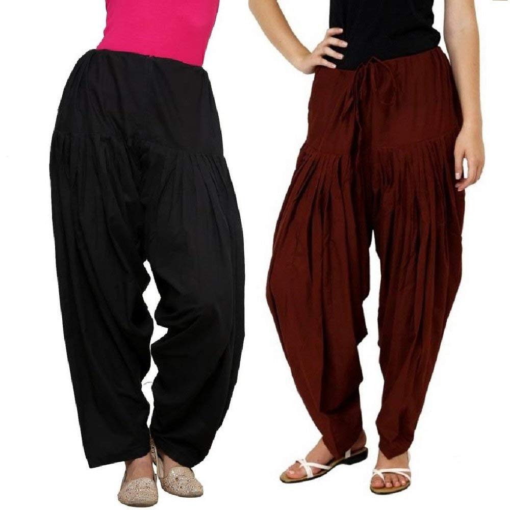 cloudstar cotton patiala salwar combo pack of 2