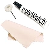 Polywatch Plastic Watch Crystal Scratch Remover String Buff Soft Polisher and Polishing Cloth