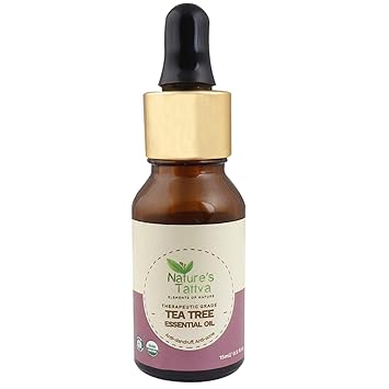 Nature's Tattva Organic Tea Tree Essential Oil, Therapeutic grade, 15ml