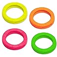 Lucky Line Large Key Identifiers, 3 units (Pack of 1), Assorted Neon Colors (16606)