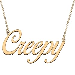 HUAN XUN Customized Custom Simple Any Name Necklace