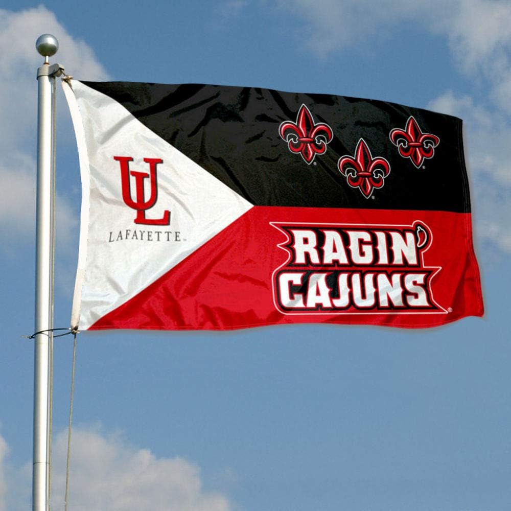 Amazon Com Ul Lafayette Ragin Cajuns Large Acadian 3x5 College