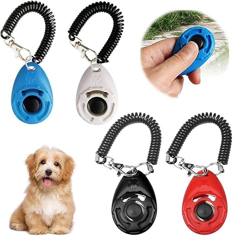 WiseLight 4 Pcs Clicker de Adiestramiento para Perros con ...