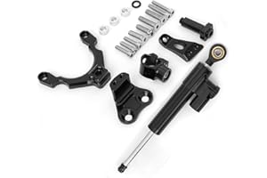 DEFUMP PROCNC Motorcycle CNC Aluminum Steering Damper with Stabilizer Mounting Bracket Kit Fit for Kawasaki Z900 2017 2018 2019 2020 2021 2022 2023
