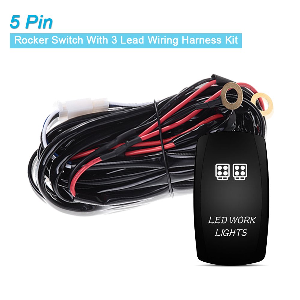 Jeep Wrangler YJ, Liberty KJ & CJ's 1984-2011 - Fuse Relay 3 Lead Wiring  Harness