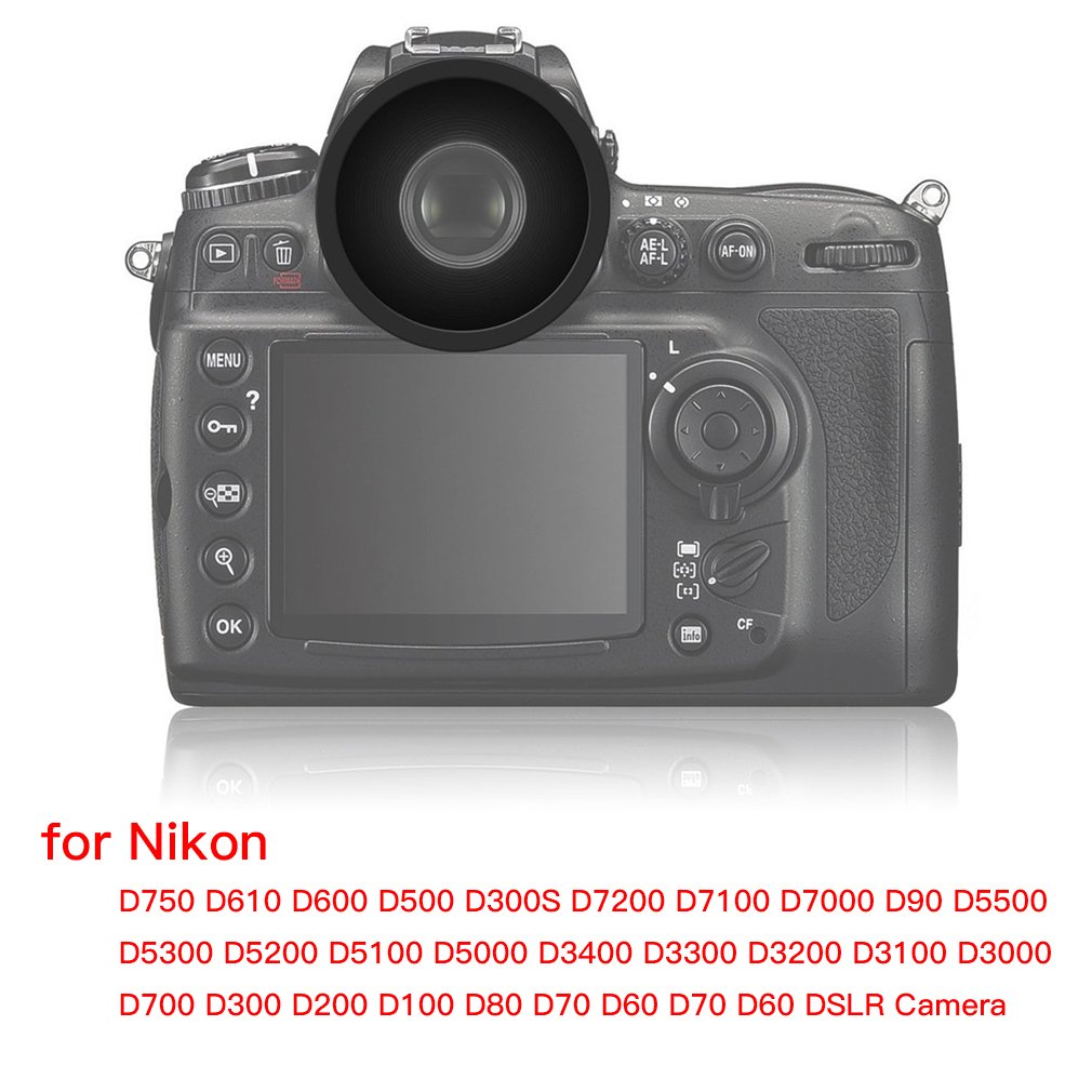 First2savvv Ocular Visor Lupa para Nikon D750 D610 D600 D500 ...