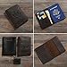 Shvigel Travel Wallet - Passport Holder - Genuine Leather - for Men & Women - Passport Cover Case (Brown)