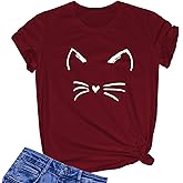 LOOKFACE Women's Cute T Shirt Junior Tops Teen Girls Graphic Tees