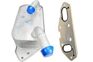 ThpeMakcr 06E117021G Engine Oil Cooler with Gasket Kit Replacement for Audi A4 A6 A7 Q5 Q7