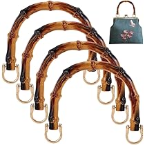 PH PandaHall 4pcs Poignée De Sac à Main Ovale