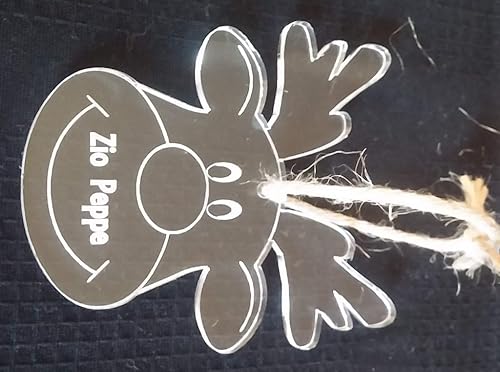 Segnaposto Natalizi Con Nome.Renna Di Natale Personalizzata Con Nome Decorazione Albero Di Natale O Casa Segnaposto Natalizio Originale Per Tavola Addobbo Home Amazon It Handmade