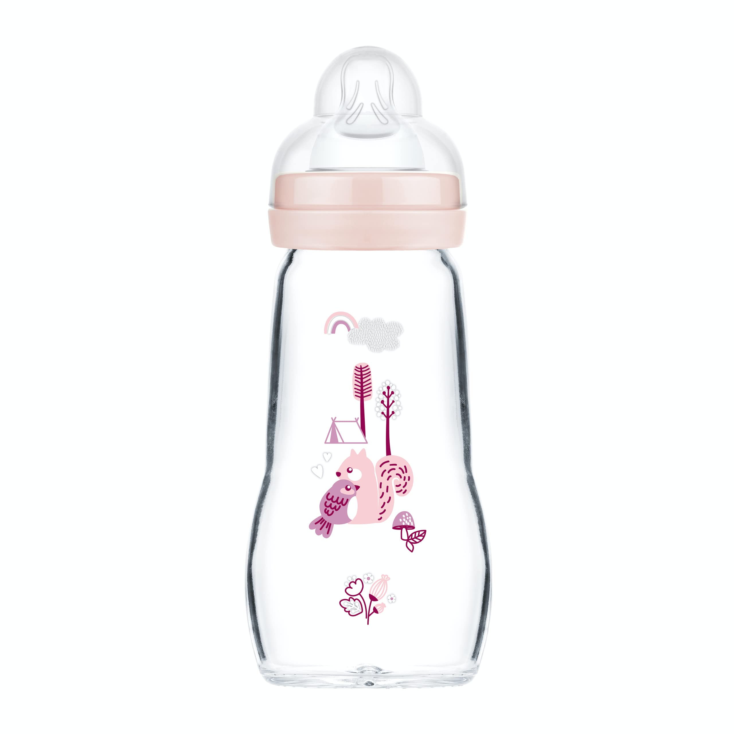 Biberon 1er âge rose 260 ml