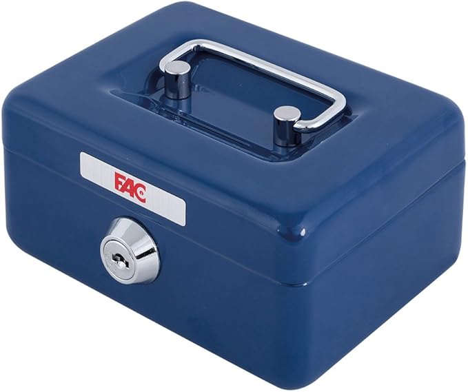 FAC 17014 Caja de caudales, Azul: Amazon.es: Bricolaje y herramientas