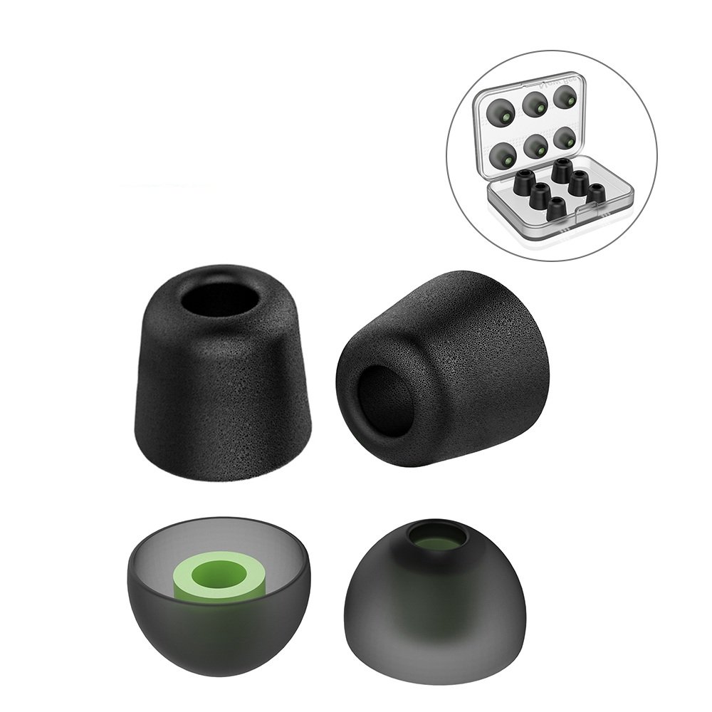 12Pcs Replacement Eartips RIYO Premium Memory Foam