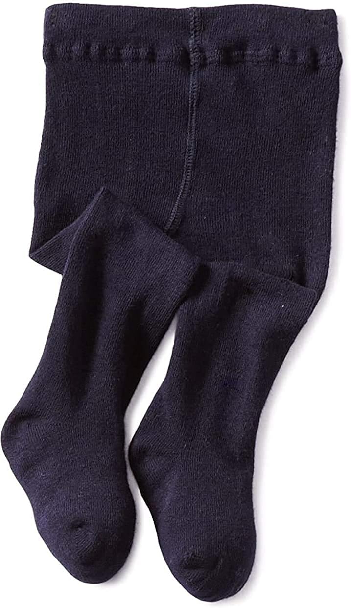 Jefferies Socks Baby Girls' Seamless Organic Cotton Tights: Infant And Toddler Tights: Clothing