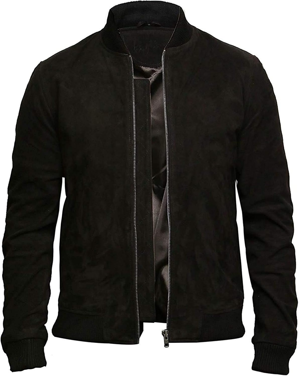 distressed suede jacket