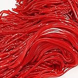 Gustaf's Strawberry Red Licorice Laces Candy, Bulk Pack 2 Pounds