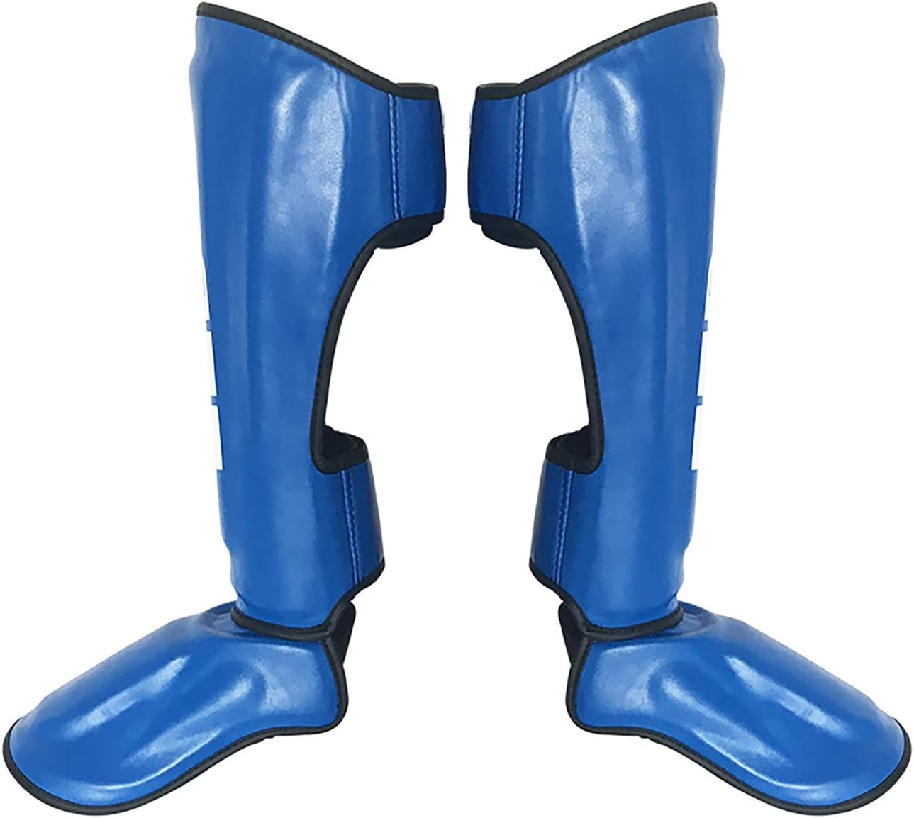 Boxing Training & MMA Fighting Approved by SMMAF Maya Hide Leather Muay Thai Instep Leg Protective Gear Great Protector Pads for Martial Arts, Sparring, Kickboxing, BJJ, Karate : Sports & Outdoors