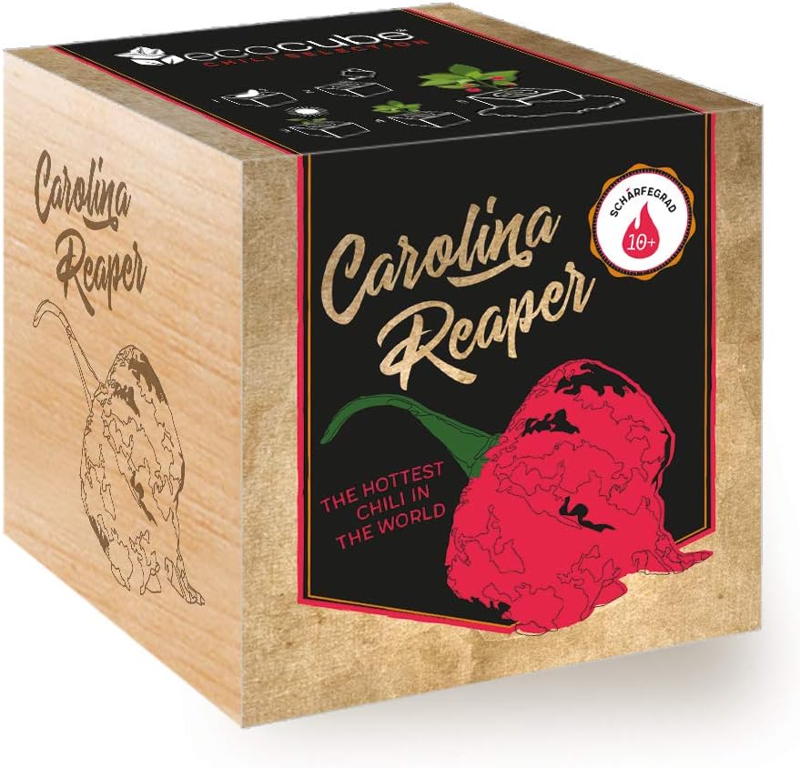 Feel Green Ecocube Chili Carolina Reaper, Sharpness Grade: 10+, Scoville: 2.2 million
