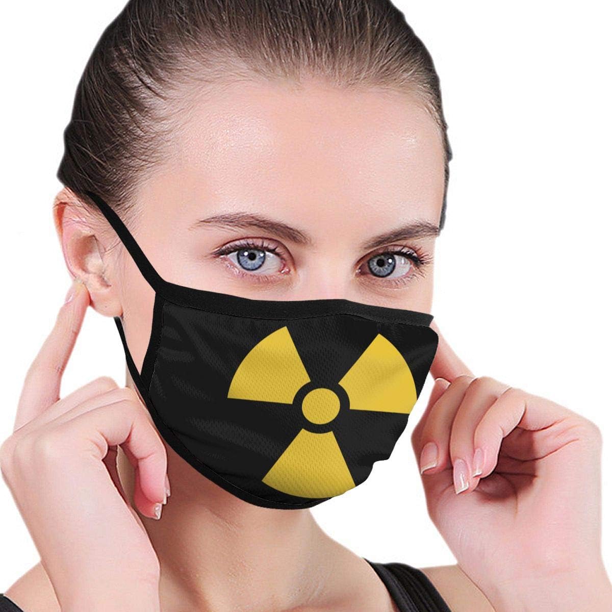 Ionizing Radiation Symbol Outdoor Mask, AntiDust Suitable Adult Men