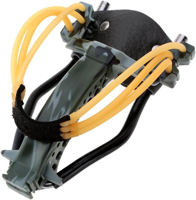 Slingshots with Wrist Support Rubber Bands Adult Hunting Powerful Folding Wrist Camouflage Catapult for Outdoor Games