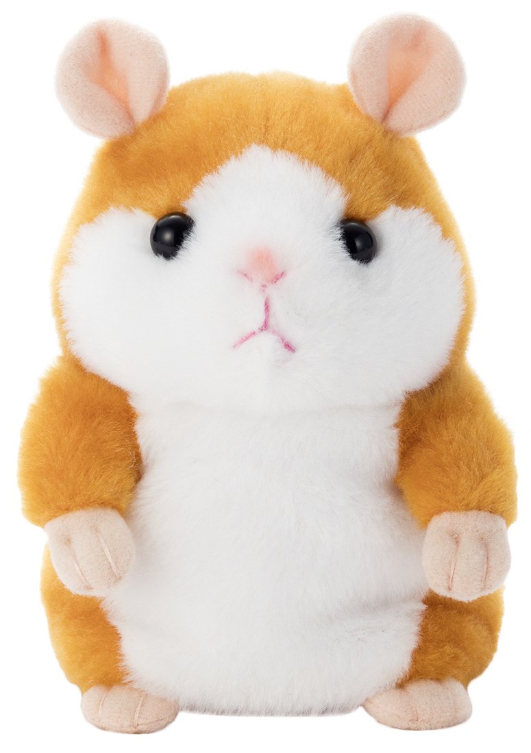 Mimicry Pet Interactive Talking Hamster Plush Toy Ver.2 (Maple Brown