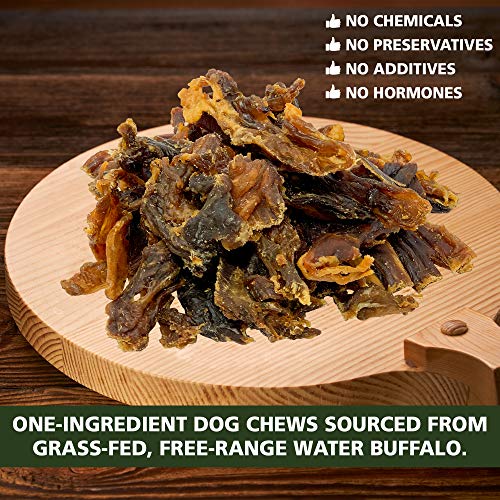 Outback Jack Water Buffalo Dog Jerky Treats & Dog Chews (100 All