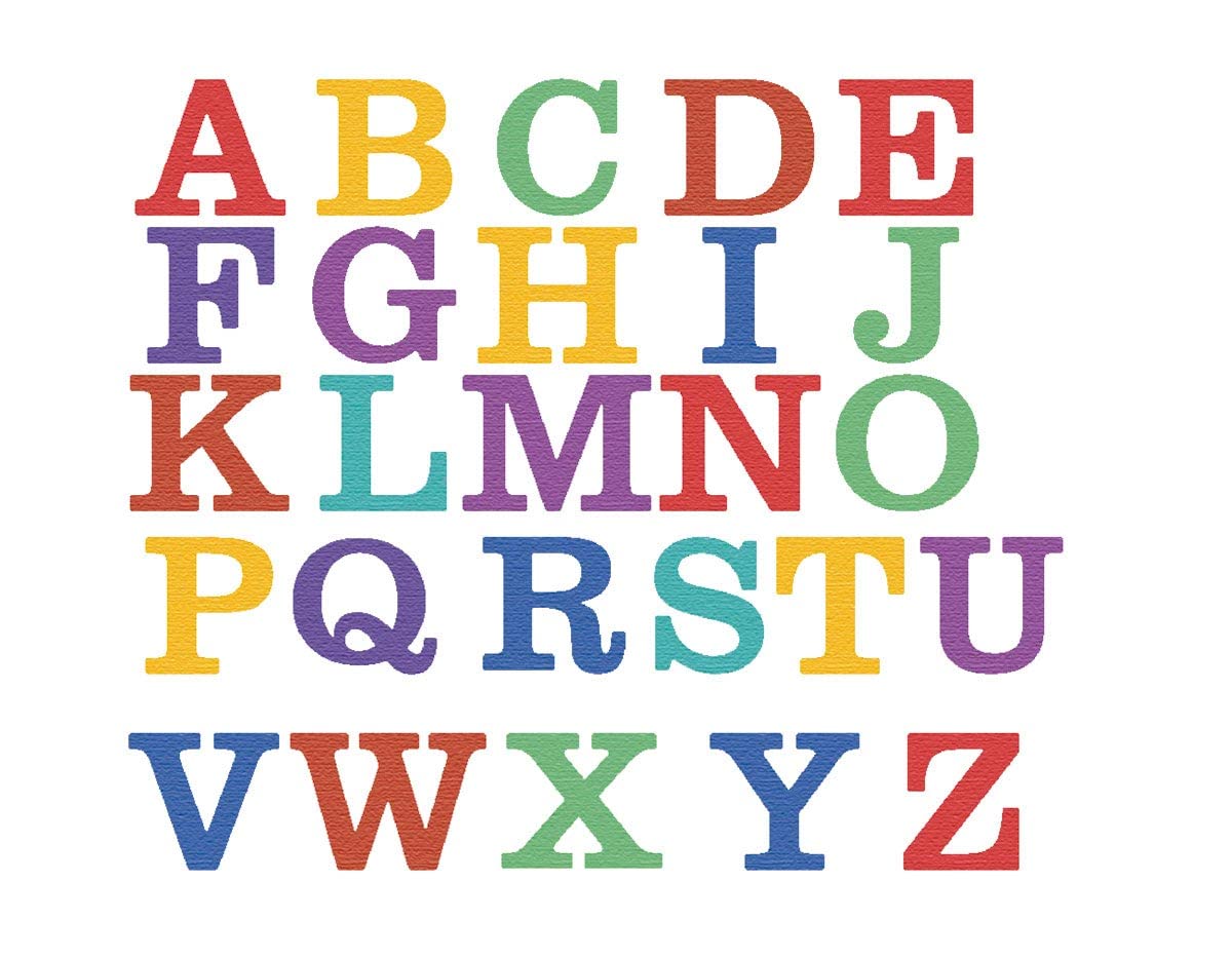 Thin die ZAG Classic Capital Alphabet 26u.