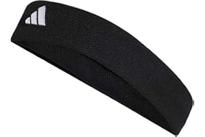 adidas Unisex-Kids Tennis Headband, Black/White, One Size Fits Youth