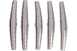 DWUWW 5Pcs Silver Springs Pruners Replacement, Pruning Shear Spring,Spare Spring, Hand Pruner Practical Kit Garden Supplies Stainless Steel Accessories Gardening Scissors Hand Tools Gardening and Lawn Care