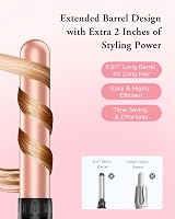 BESTOPE PRO 6-in-1 Hair Curler Set Ceramic Wand 210/180C Dual Voltage view 5