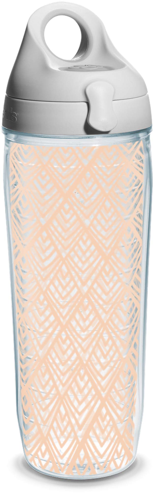 Tervis Made in USA Double Walled Happy Everything™ Insulated Tumbler Cup Keeps Drinks Cold & Hot, 24oz Water Bottle, Layered Diamond