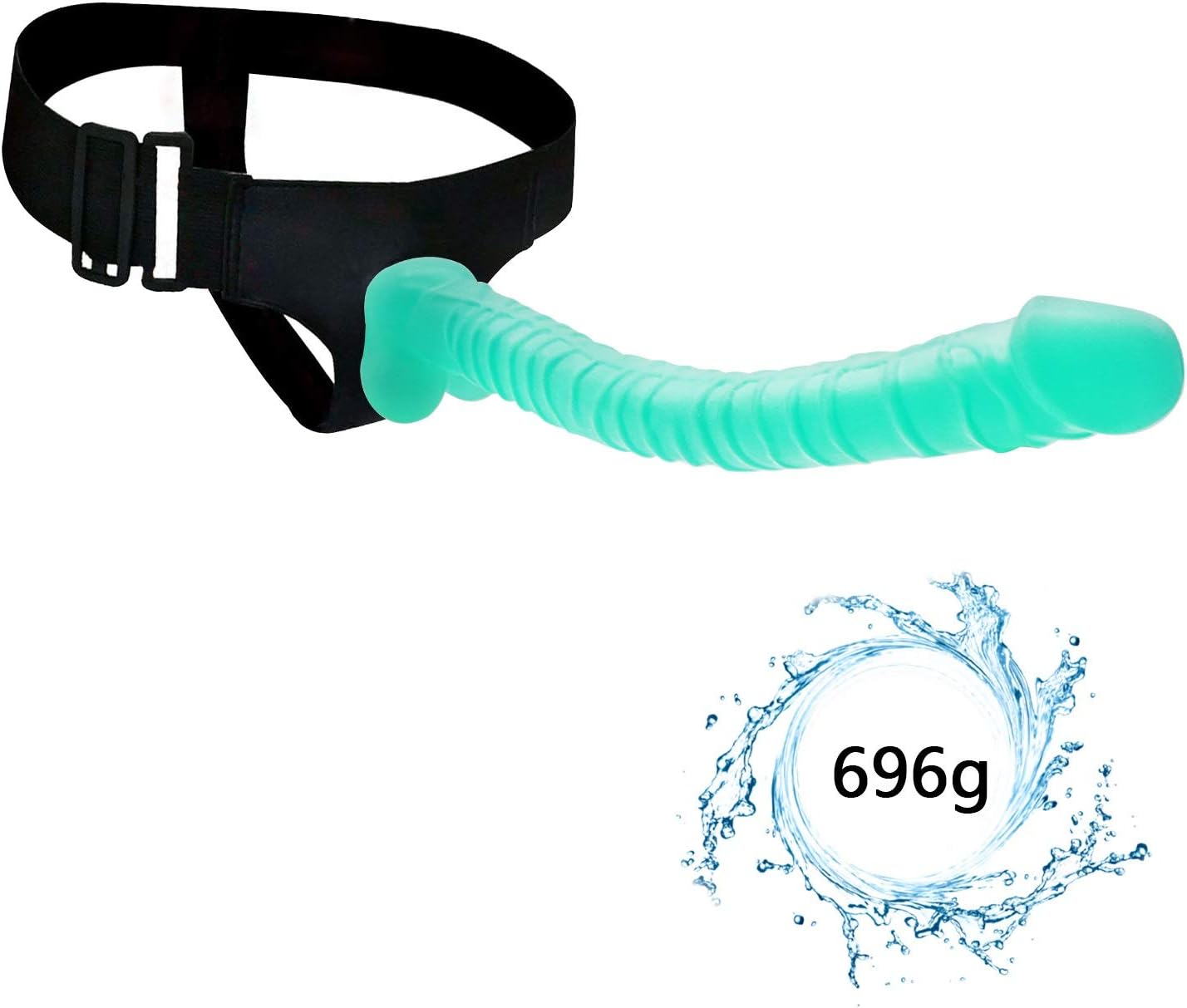 Wqzxy 16.53 inch Hárness Stráp ǒns Funny Toys for Lésbián Pants Stráp ǒn Strapless Tool Skin Secret Package Stráp (Color : Green)