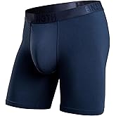 BN3TH Men's Classic Icon Boxer Briefs with 3-D Pouch - Breathable, Anti-Chafing Athletic Underwear
