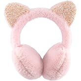 XIAOHAWANG Winter Earmuffs for Kids Girl Warm Ear Muffs Baby Boy Plush Padded Ear Warmer