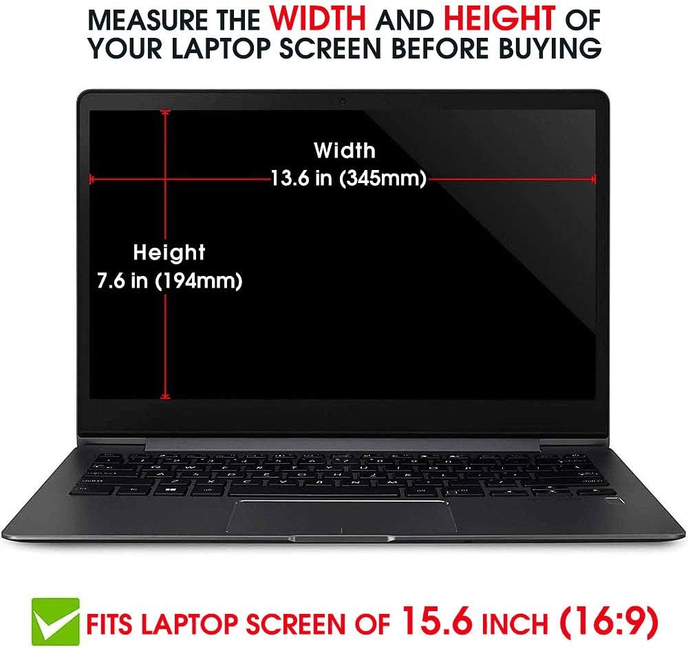PYS 2 Pack Blue Light Screen Protector Laptop 15.6 Inch - Image 4