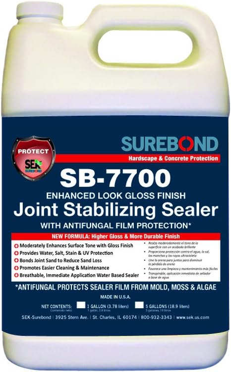 SEK Surebond SB-7700 G Enhanced Look JSS Antifungal Protection, Water-Based Acrylic Co-Polymer, SEMIGLOSS
