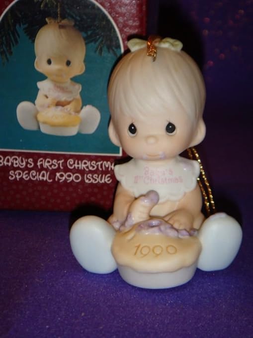 precious moments ornaments baby's first christmas