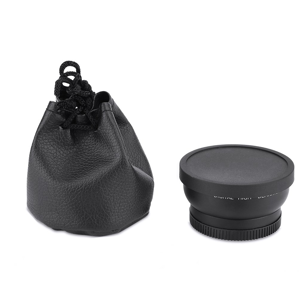 52mm Wide Angle Lens 0.45X Wide Angle for Close-up Shoot, Universal Conversion Macro Lens for, a Wider View than Normal Lens